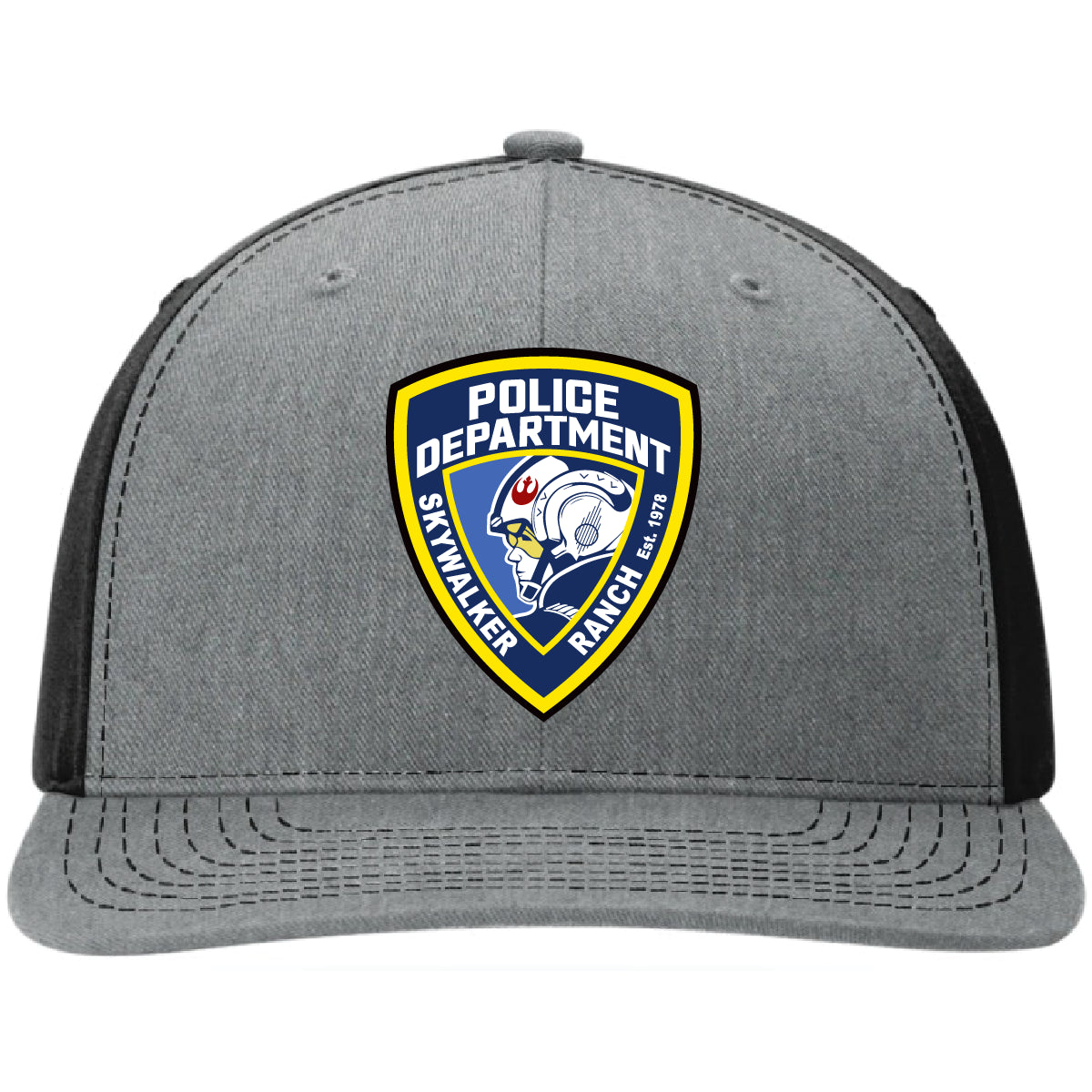 Skywalker Ranch Firefighter Leather Patch Hat
