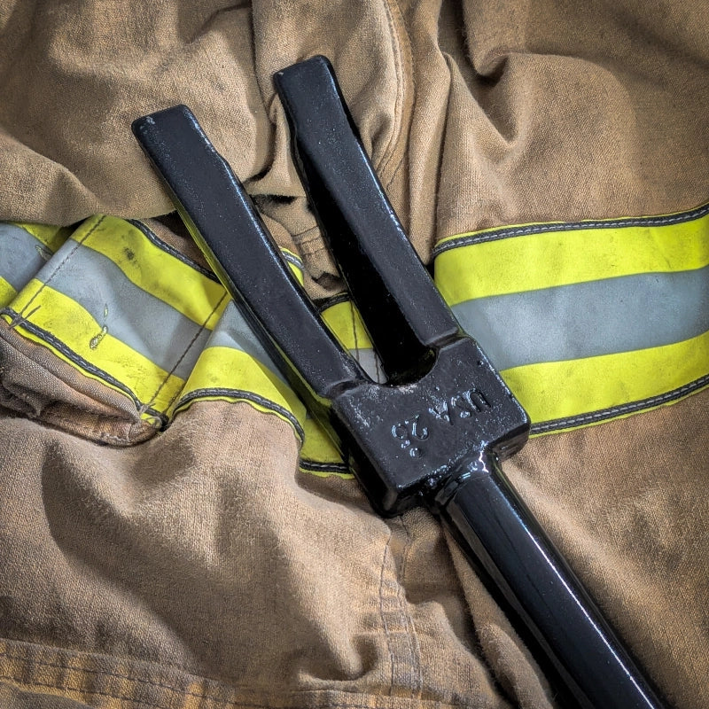 Council Tool Halligan and FSV Hook used for forcible entry and overhaul