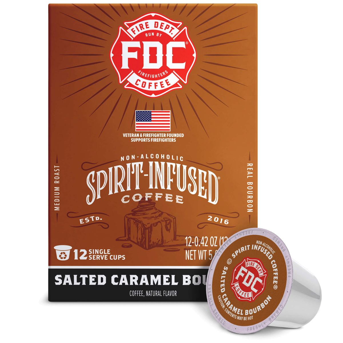 Salted Caramel Bourbon Infused Coffee Pods