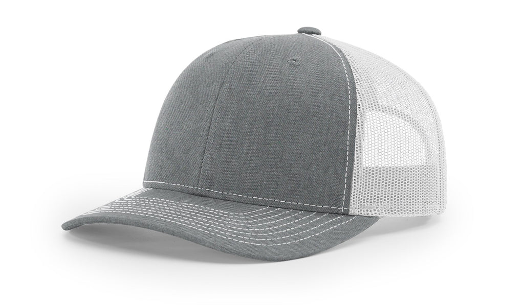 North VFD Leather Patch Hat in heather gray gallery view one