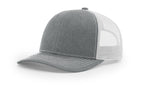 North VFD Leather Patch Hat in heather gray gallery view one