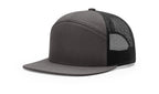Old Glory leather patch hat in black gallery view forty