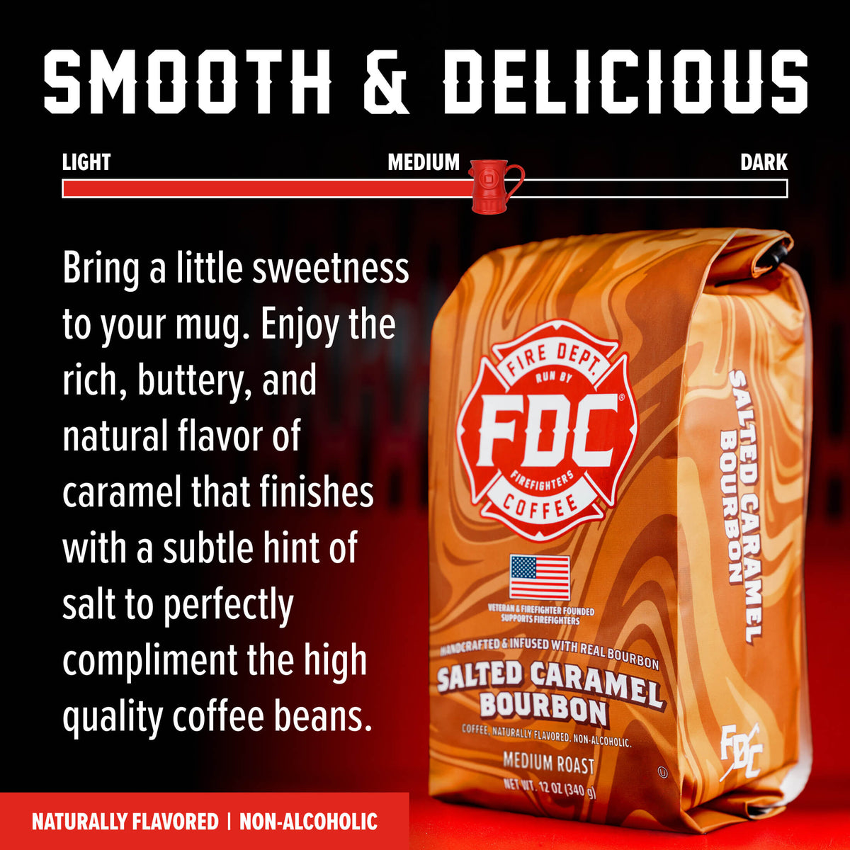Salted Caramel Bourbon Infused Coffee
