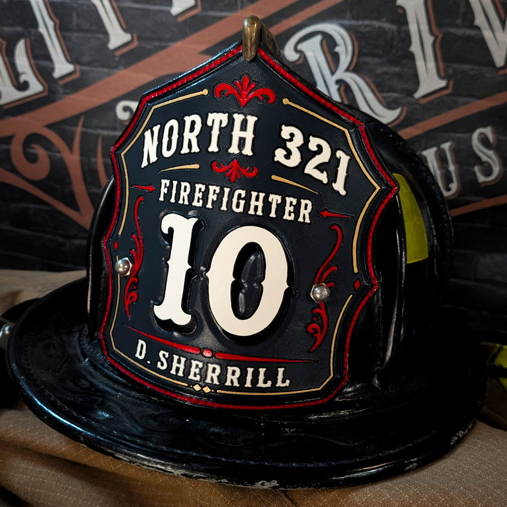 High Roller Firefighter Helmet Shield