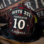 High Roller Firefighter Helmet Shield