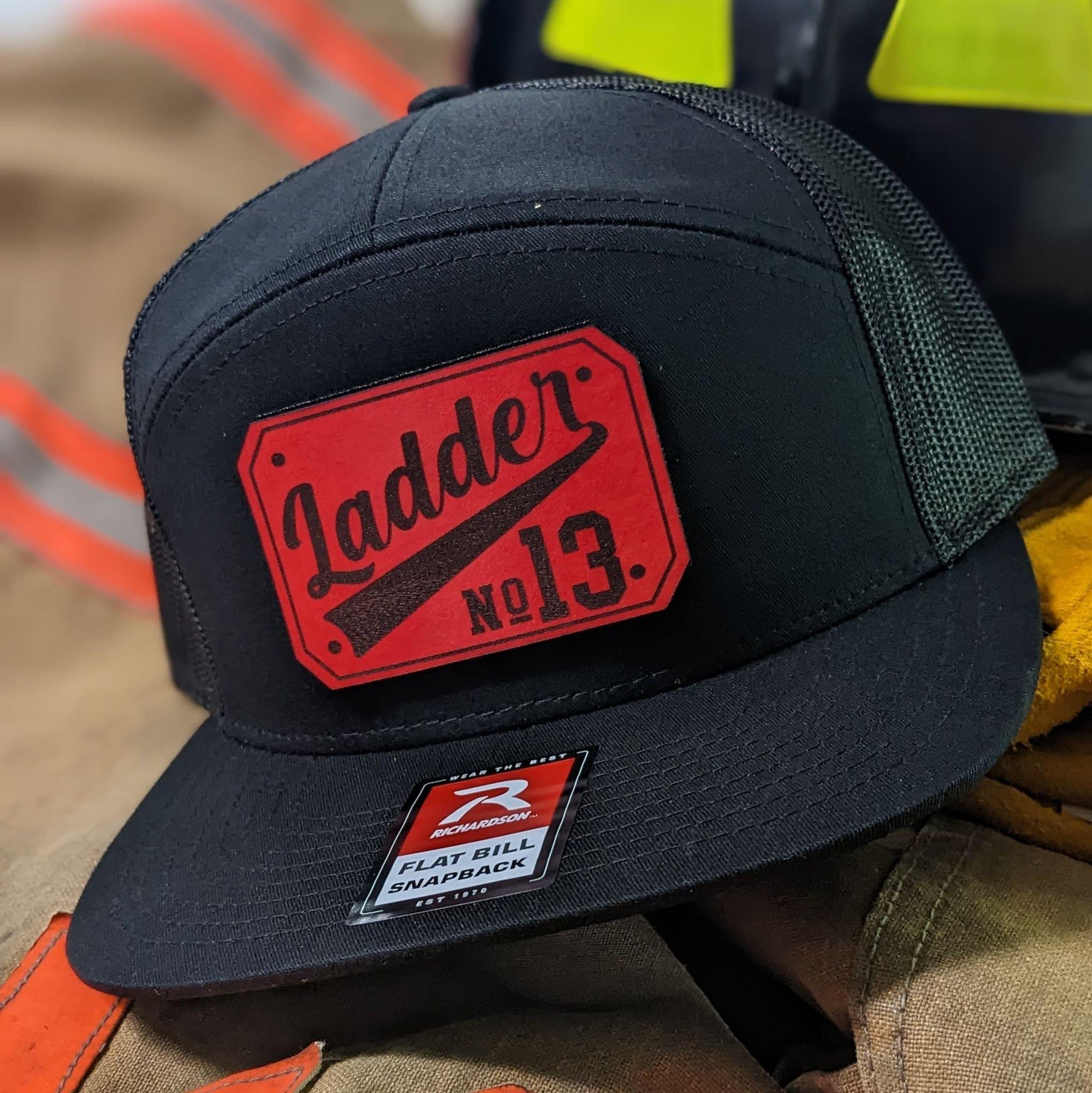 Custom Richardson hats, custom firefighter hat, first responder hats, custom leather patch hats, Custom firefighter hats, fireman gifts, Fire shield hat, Thin red line hats, Custom fire department hats, leather head, fire fighter hat, fireman hats