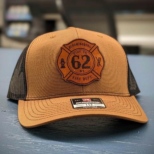 Custom Richardson hats, custom firefighter hat, first responder hats, custom leather patch hats, Custom firefighter hats, fireman gifts, Fire shield hat, Thin red line hats, Custom fire department hats, leather head, fire fighter hat, fireman hats