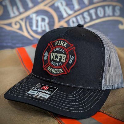 Fire shield hat, Custom Richardson Maltese Cross fire department hat, first responder hats, firefighter leather patch hats, Custom firefighter hats, fireman gifts, Fire shield hat Thin red line hats, Custom fire department hats, leather head, Non-Painted Custom Maltese Leather Patch Hat