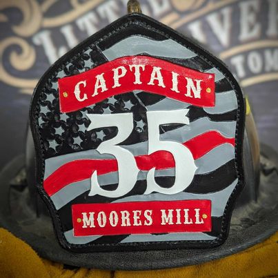 Custom Helmet Shield, Flag Helmet Shields, Firefighter Helmet Shield, Red Line Helmet Shield, Leather Fire Shields, Fire Helmet Fronts, Leather Fire Shields, Custom Leather Shields, Leather Helmet Fronts, Custom Leather Front, GB Shields