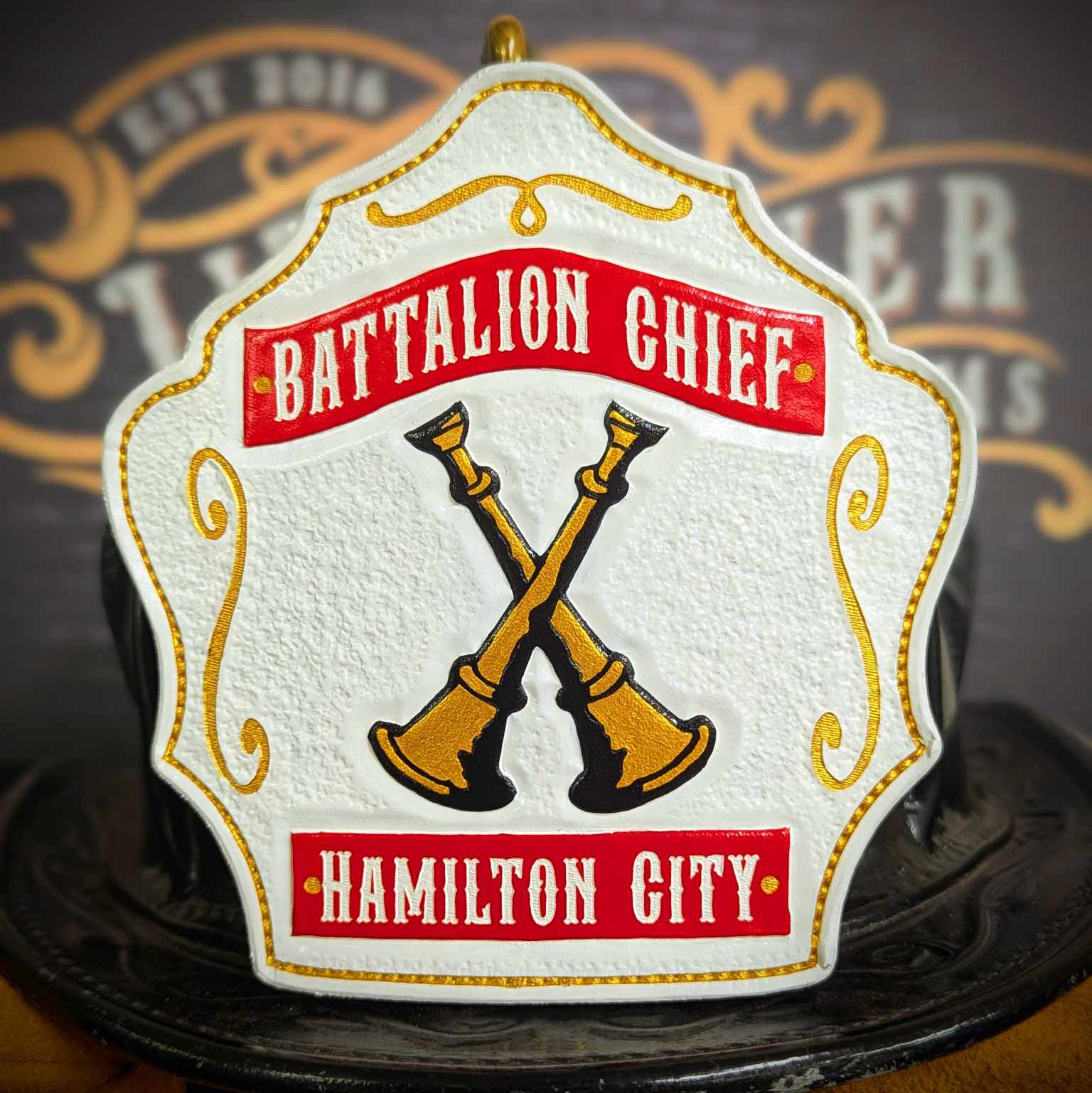 Custom Helmet Shield, Flag Helmet Shields, Firefighter Helmet Shield, Red Line Helmet Shield, Leather Fire Shields, Fire Helmet Fronts, Leather Fire Shields, Custom Leather Shields, Leather Helmet Fronts, Custom Leather Front, Passport shield, FDNY Passport shield, Custom passport 