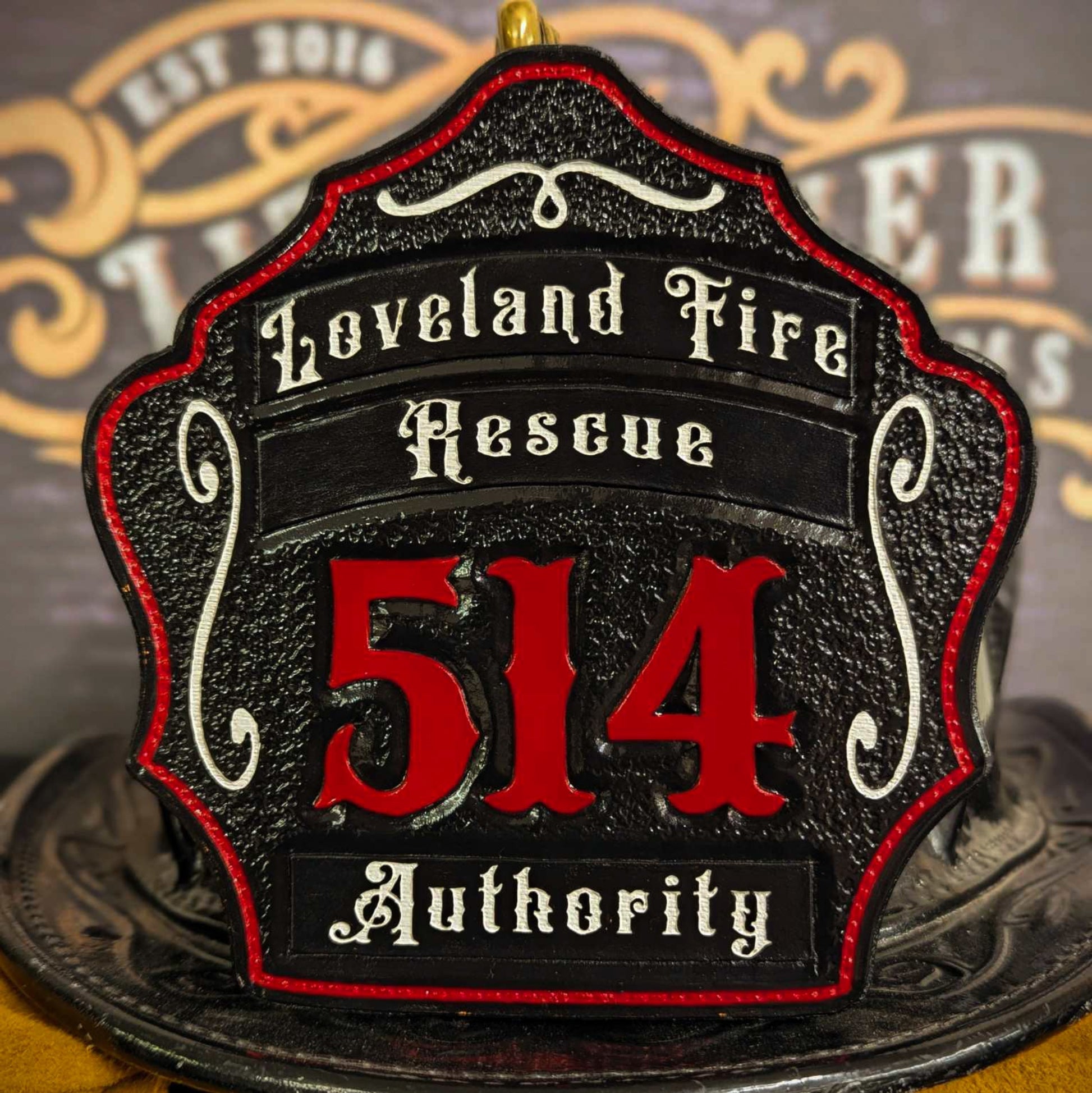 Custom firefighter helmet shield For Cairns N5A, N6A, and Phenix TL2 Helmets
