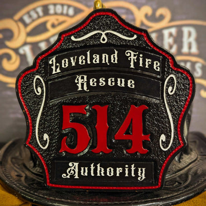 Custom firefighter helmet shield For Cairns N5A, N6A, and Phenix TL2 Helmets