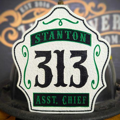 Custom Helmet Shield, Flag Helmet Shields, Firefighter Helmet Shield, Red Line Helmet Shield, Leather Fire Shields, Fire Helmet Fronts, Leather Fire Shields, Custom Leather Shields, Leather Helmet Fronts, Custom Leather Front, Passport shield, FDNY Passport shield, Custom passport 