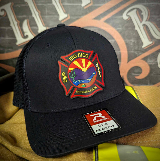 Custom fire department hat for firefighters, EMTs, and first responders