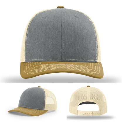 Bold branded leather patch hat for marketing use