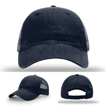 Versatile leather patch hat with your state's flag – clean custom finish