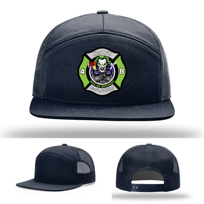 North Strabane Fire Department custom hat with firefighter patch