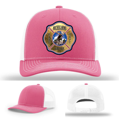 Michigan firefighter hat with custom patch crew-focused custom identity – station-trusted custom gear