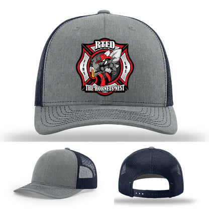 Firefighter pride hat designed for RTFD Hornets Nest station