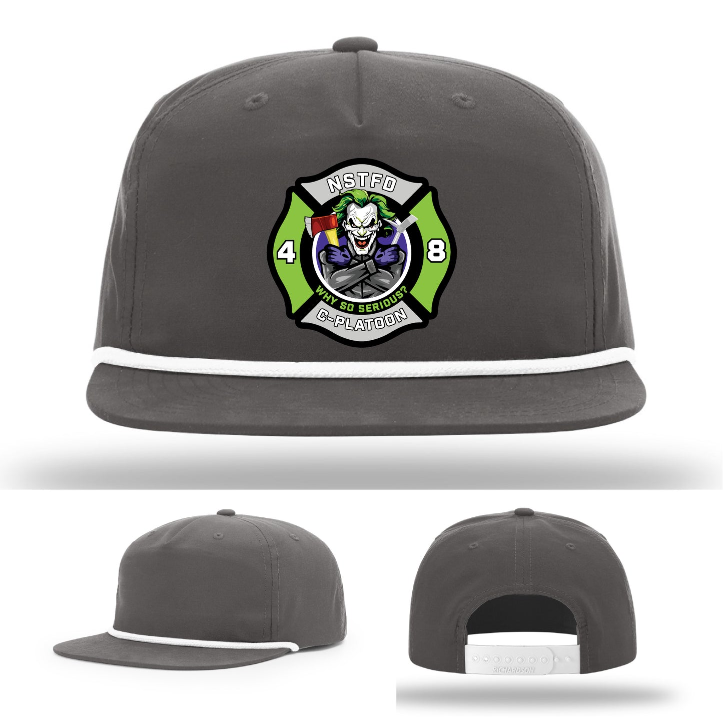 North Strabane Fire Department station gear – custom firefighter hat