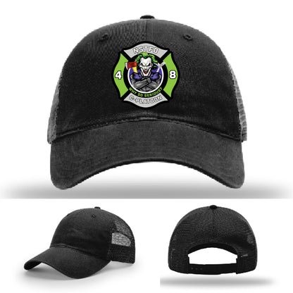 personalized fire department hat made for North Strabane Fire Department firefighters