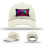 Custom Richardson gaming hat with neon galaxy controller patch – bold gamer merch.