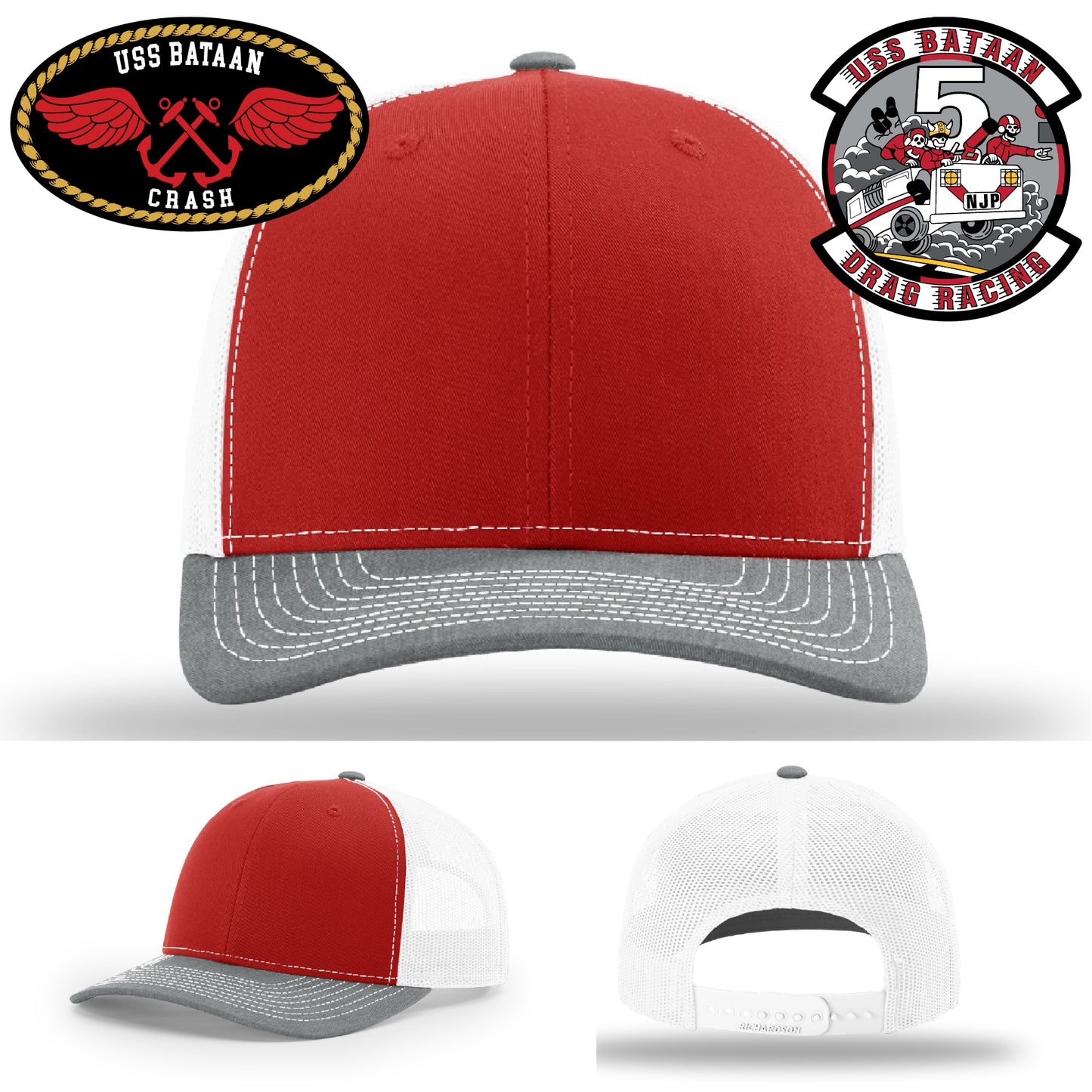 Personalized Navy hat designed for USS Bataan fans
