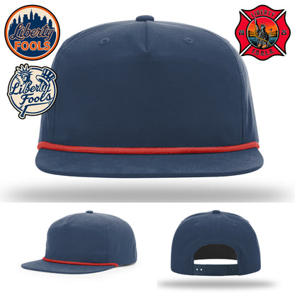 Liberty City FOOLS firefighter hat logo variants – bold design previews for FOOLS hats.