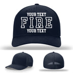 classic fire department lettering layout embroidered hat example 27