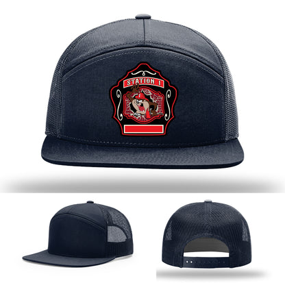 Rugged firefighter hat for Western Taney Fire Station 1 teams