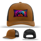 Next Level Gamer Leather Patch Hat gallery view five