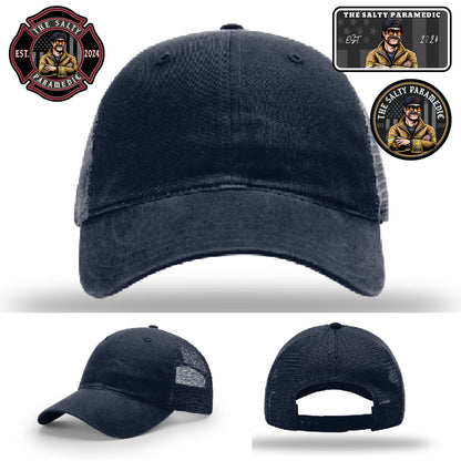Rugged leather patch EMS hat – The Salty Paramedic gear