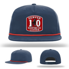 Denver 10 Roofing Company firefighter hat design