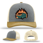 Dumpster Fire Leather Patch Hat gallery image one hundred sixty nine