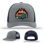 Dumpster Fire Leather Patch Hat gallery image one hundred sixty four