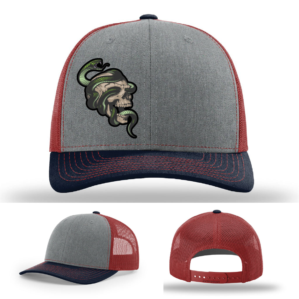 Serpent Skull Leather Patch Hat Snake gallery view thirty three