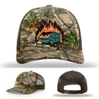 Dumpster fire patch hat – bold and sarcastic style made for life’s messiest moments – because everything’s fine… sort of