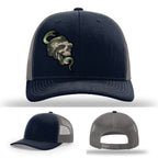 Serpent Skull Leather Patch Hat Snake gallery view twenty six