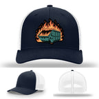 Dumpster Fire Leather Patch Hat gallery image one hundred fifty four