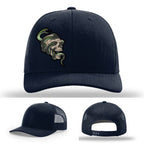 Serpent Skull Leather Patch Hat Snake gallery view twenty two