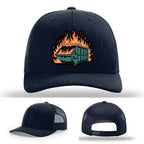 Dumpster Fire Leather Patch Hat gallery image one hundred fifty two