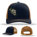 Serpent Skull Leather Patch Hat Snake gallery view twenty