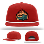 Dumpster Fire Leather Patch Hat gallery image one hundred forty three