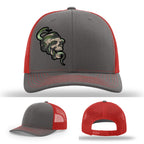 Serpent Skull Leather Patch Hat Snake gallery view eleven