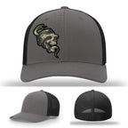 Serpent Skull Leather Patch Hat Snake gallery view nine