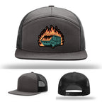 Dumpster Fire Leather Patch Hat gallery image one hundred thirty eight