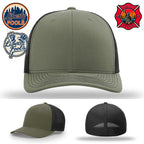 Liberty City FOOLS firefighter hat logo variants – logo options showcasing FOOLS brotherhood spirit.