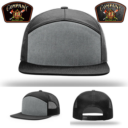 Leather patch hat for Buford Fire Department representing Georgia fire crews – made for everyday firefighter pride