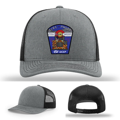 First responder hat showing Colorado firefighting legacy design – firefighter trucker hat