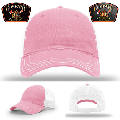 Buford Fire custom leather patch hat representing Buford Fire traditions – designed with Georgia grit